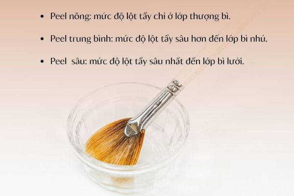 các cấp độ peel da - Peel da trị nám, sạm