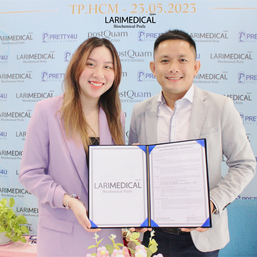 Larimedical ký kết hợp tác cùng Pretty4u Clinic & Academy