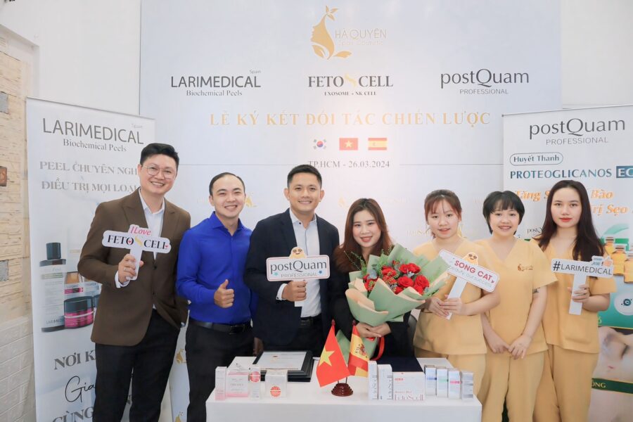 LARIMEDICAL THÀNH CÔNG KÝ KẾT HỢP TÁC CÙNG HÀ QUYÊN SPA & COSMETICS