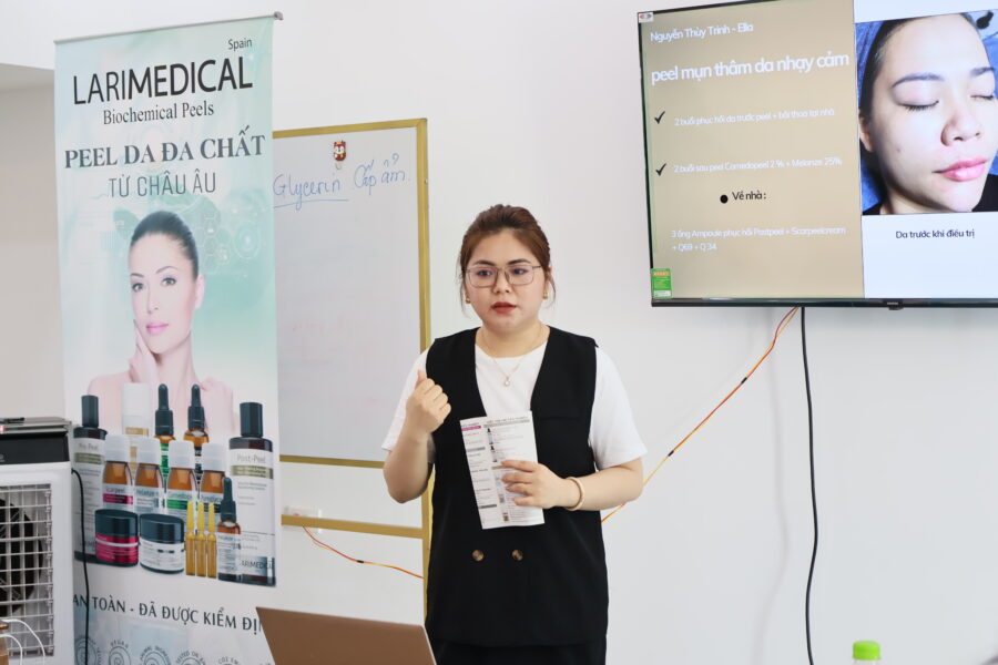 LARIMEDICAL KẾT HỢP CÙNG ELLA ACADEMY TỔ CHỨC THÀNH CÔNG WORKSHOP BÍ MẬT CÔNG THỨC PEEL AN TOÀN 2024